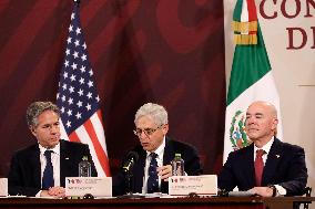 Antony Blinken Visit Mexico For 'High Level Dialogue On Security' Between Mexico - USA