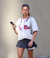 Sistine Stallone Steps Out - NYC