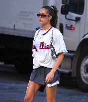 Sistine Stallone Steps Out - NYC