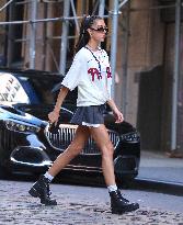 Sistine Stallone Steps Out - NYC