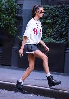 Sistine Stallone Steps Out - NYC