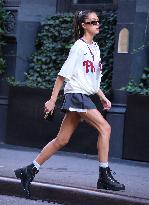 Sistine Stallone Steps Out - NYC