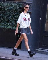 Sistine Stallone Steps Out - NYC