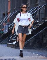 Sistine Stallone Steps Out - NYC