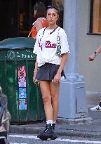 Sistine Stallone Steps Out - NYC