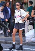 Sistine Stallone Steps Out - NYC