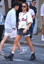 Sistine Stallone Steps Out - NYC