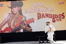 Ana Barbara Bandidos Tour Press Conference - Mexico City