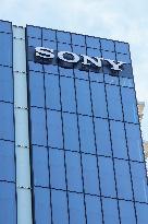Sony's exterior, logo and signage