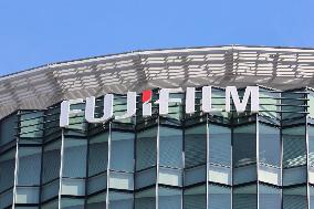 Fujifilm exterior, logo and signage
