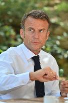 Emmanuel Macron Portrait - Bregancon