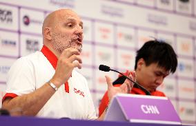 (SP)CHINA-HANGZHOU-ASIAN GAMES-BASKETBALL-PRESS CONFERENCE(CN)