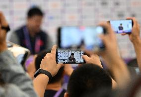 (SP)CHINA-HANGZHOU-ASIAN GAMES-BASKETBALL-PRESS CONFERENCE(CN)