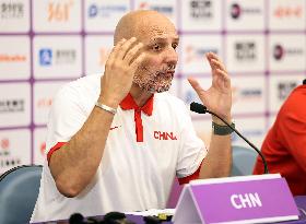 (SP)CHINA-HANGZHOU-ASIAN GAMES-BASKETBALL-PRESS CONFERENCE(CN)