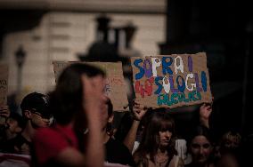 Young Climate Activists Rally In Fridays For The Future In Rome