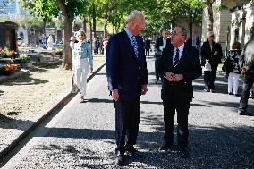 Funeral Of French Journalist Jean-Pierre Elkabbach - Paris