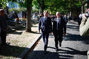 Funeral Of French Journalist Jean-Pierre Elkabbach - Paris