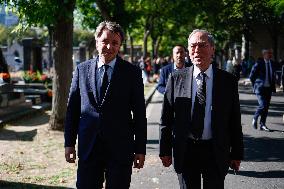 Funeral Of French Journalist Jean-Pierre Elkabbach - Paris