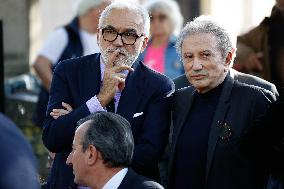 Funeral Of French Journalist Jean-Pierre Elkabbach - Paris