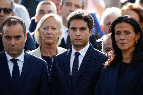 Funeral Of French Journalist Jean-Pierre Elkabbach - Paris