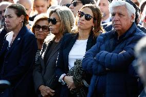 Funeral Of French Journalist Jean-Pierre Elkabbach - Paris