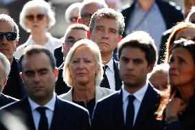 Funeral Of French Journalist Jean-Pierre Elkabbach - Paris