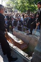 Funeral Of French Journalist Jean-Pierre Elkabbach - Paris