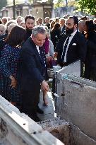 Funeral Of French Journalist Jean-Pierre Elkabbach - Paris