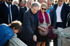 Funeral Of French Journalist Jean-Pierre Elkabbach - Paris