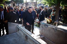 Funeral Of French Journalist Jean-Pierre Elkabbach - Paris