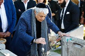 Funeral Of French Journalist Jean-Pierre Elkabbach - Paris