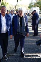 Funeral Of French Journalist Jean-Pierre Elkabbach - Paris