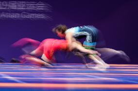 (SP)CHINA-HANGZHOU-ASIAN GAMES-WRESTLING(CN)