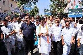 Congress Protest Rally In Jaipur