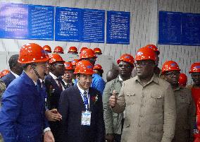 DR CONGO-BUSANGA-CHINA-HYDROELECTRIC POWER PLANT-INAUGURATION
