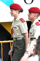 Princess Leonor At General Military Academy - Zaragoza