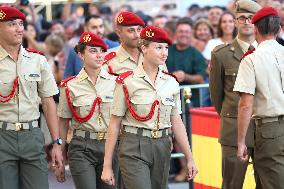 Princess Leonor At General Military Academy - Zaragoza