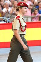 Princess Leonor At General Military Academy - Zaragoza