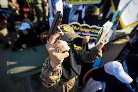 Anti-Israel Rally of Islamic Jihad supporters to mark the 36th anniversary of the movement's foundation
