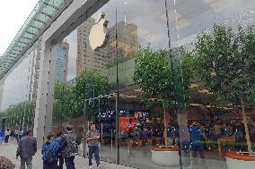 An Apple Store in Shanghai