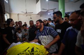 Funeral of the two Palestinians killed in the last infiltration into Israel