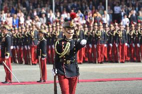 Princess Leonor At The Swearing In At General Military Academy - Zaragoza