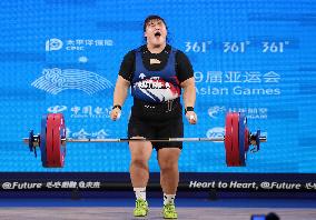 (SP)CHINA-HANGZHOU-ASIAN GAMES-WEIGHTLIFTING(CN)