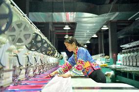 Embroidery Production Enterprise in Qiandongnan