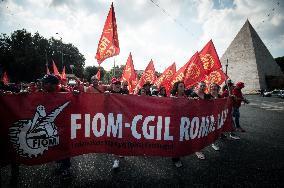 National Manifestation Of The CGIL Trade Union