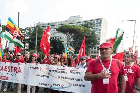 National Manifestation Of The CGIL Trade Union