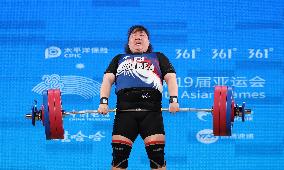 (SP)CHINA-HANGZHOU-ASIAN GAMES-WEIGHTLIFTING(CN)