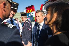 Gerald Darmanin And Aurelien Rousseau To Attend The 129 National Firefighters Congress