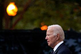 Joe Biden attends a church service - Washington