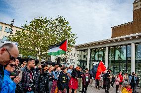 'Treat Migration As A Human Right' Demonstration Held In Nijmegen.